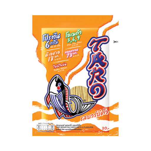 TARO FISH | Snack bar-aromatisé BBQ 25g