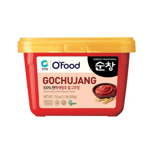 O'FOOD | Pâtes épicées poivrons rouges gochujang 500g