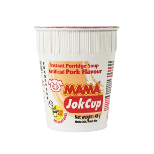 MAMA JOK CUP | Soupe instantanée au porridge, saveur artificielle de porc 45g