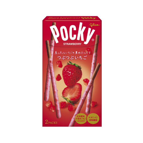 GLICO | Pocky biscuit stick tsubu-tsubu fraise 55g